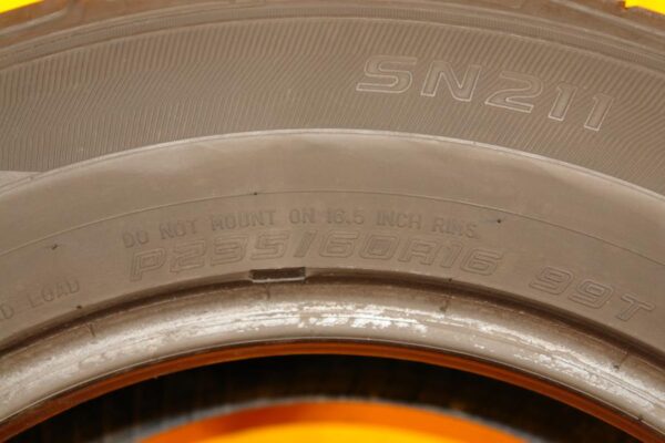 2 used tires 235/60/16 FALKEN - Image 6