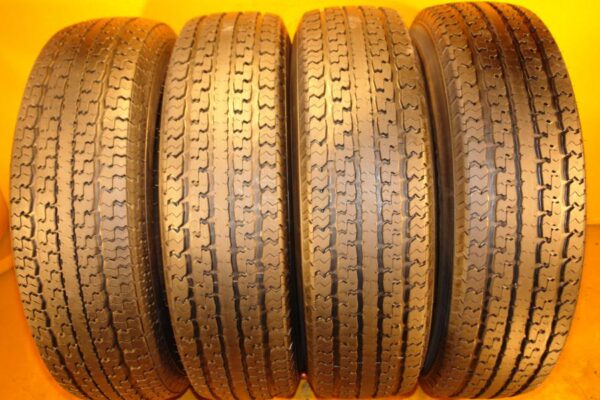 4 used tires ST 235/80/16 COMMODORE