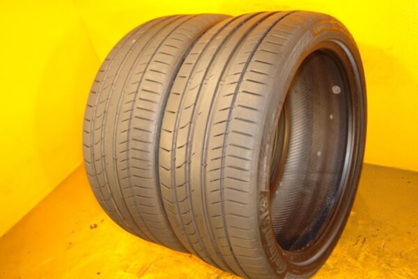 2 used tires 255/35/19 CONTINENTAL - Image 2