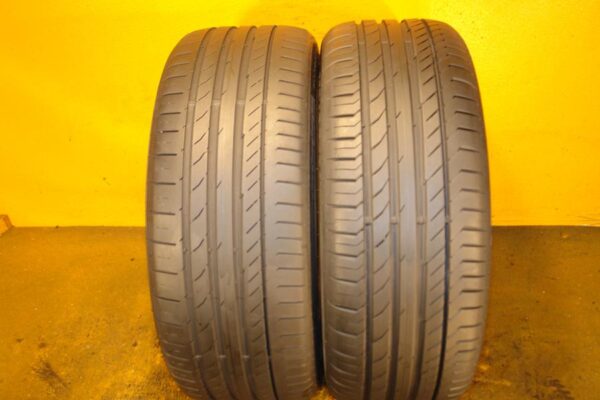 2 used tires 225/45/18 CONTINENTAL