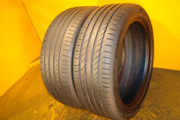 2 used tires 225/45/18 CONTINENTAL - Image 2