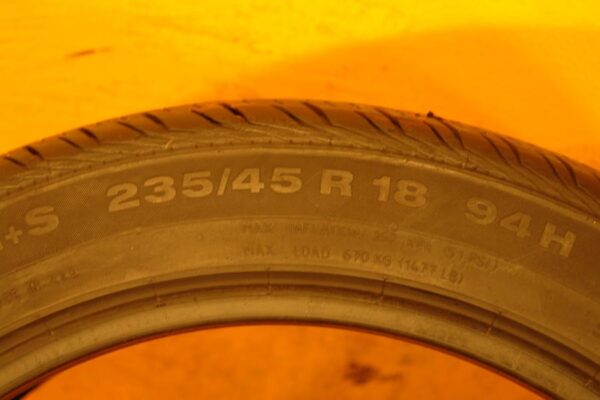 2 used tires 235/45/18 CONTINENTAL - Image 7