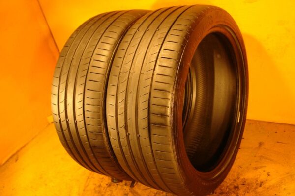 2 used tires 235/40/18 CONTINENTAL - Image 2