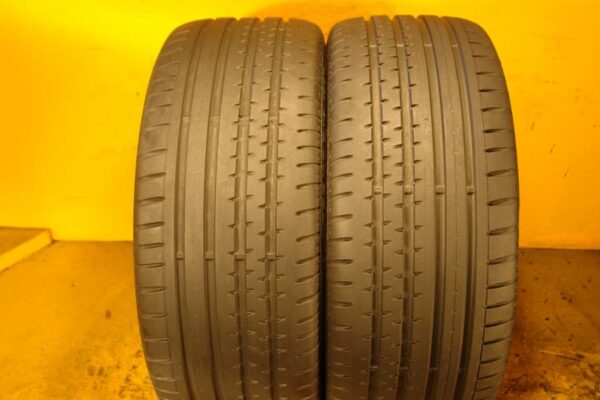 2 used tires 255/40/19 CONTINENTAL