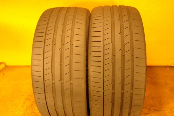 2 used tires 255/35/19 CONTINENTAL