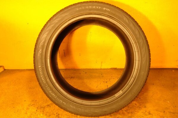 2 used tires 245/40/17 CONTINENTAL - Image 6