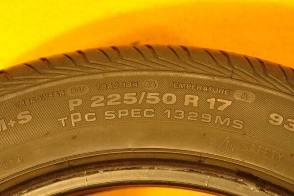 2 used tires 225/50/17 CONTINENTAL - Image 7