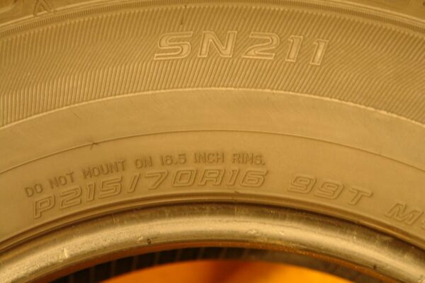 2 used tires 215/70/16 FALKEN - Image 7