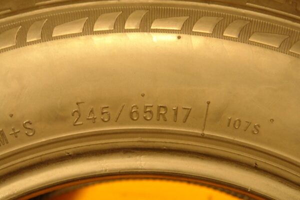 2 used tires 245/65/17 EQUALIZER - Image 7