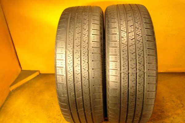 2 used tires 255/40/19 CONTINENTAL