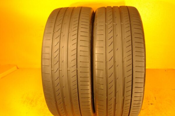 2 used tires 245/35/21 CONTINENTAL