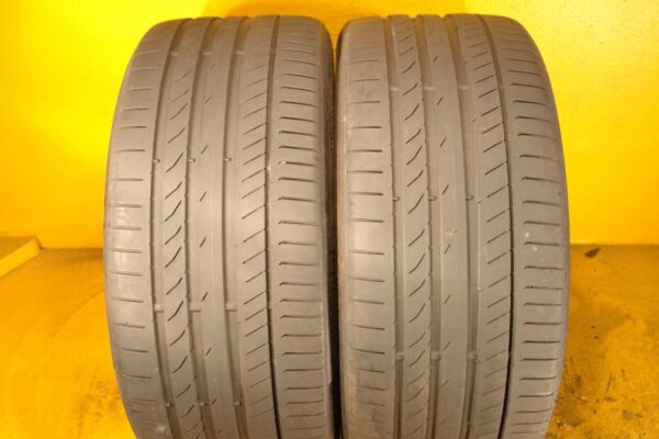 2 used tires 275/30/21 CONTINENTAL