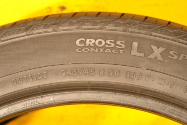 2 used tires 245/45/20 CONTINENTAL - Image 7