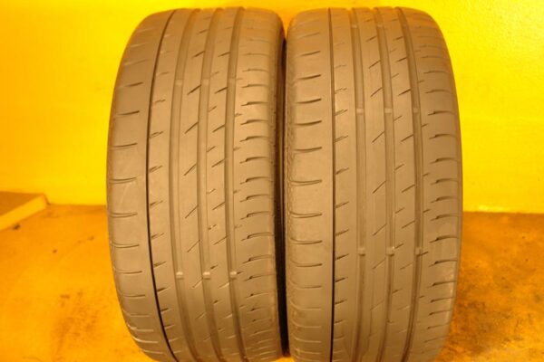 2 used tires 245/35/19 CONTINENTAL