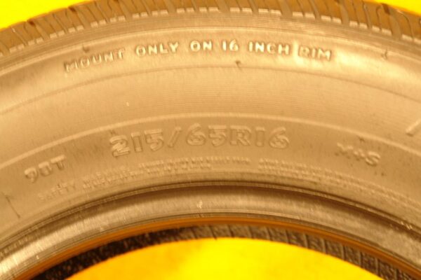 2 used tires 215/65/16 FUTURA - Image 7