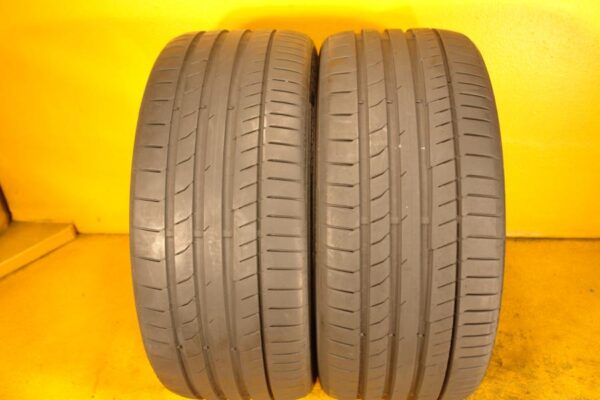 2 used tires 255/35/19 CONTINENTAL