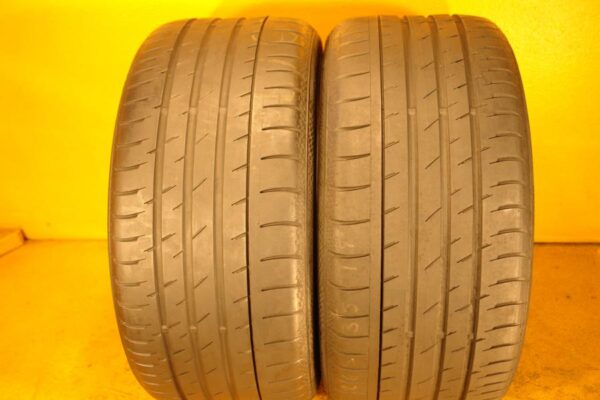 2 used tires 265/35/19 CONTINENTAL