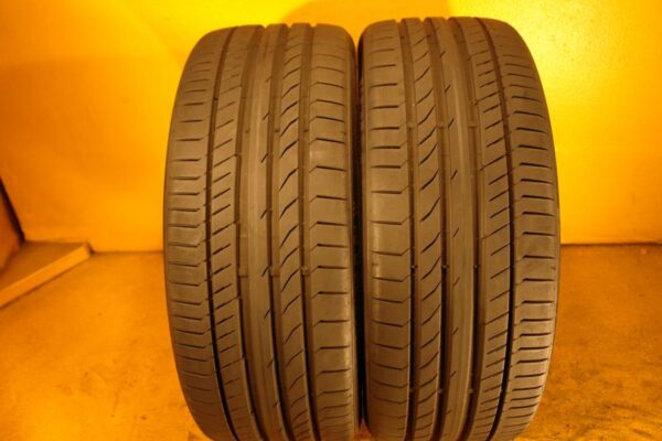 2 used tires 245/35/21 CONTINENTAL