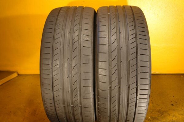 2 used tires 245/35/21 CONTINENTAL