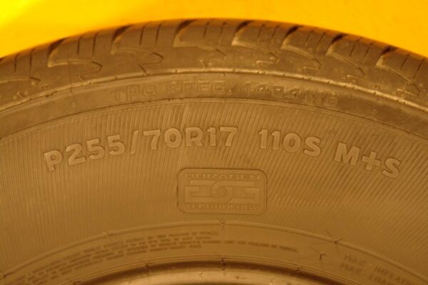 4 used tires 255/70/17 GENERAL - Image 7