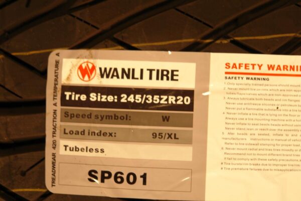 2 new tires 245/35/20 WANLI - Image 8