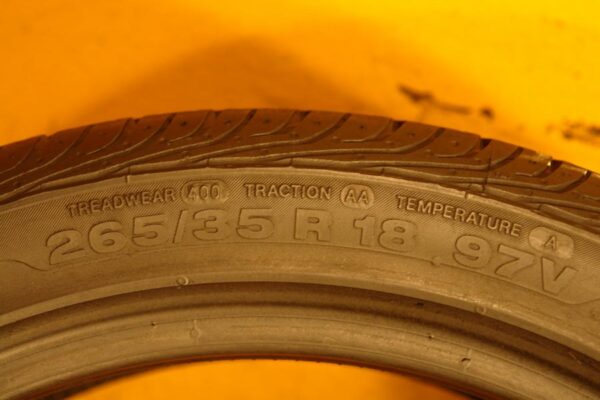 2 used tires 265/35/18 CONTINENTAL - Image 7