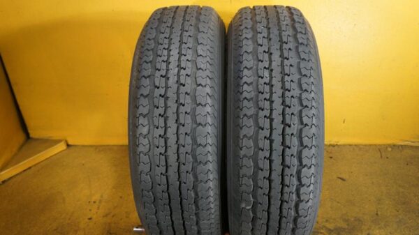 2 used tires ST 225/75/15 POWER KING