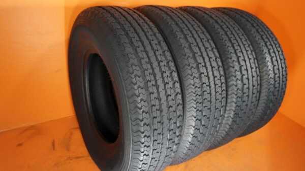 4 used tires ST 235/80/16 POWER KING - Image 2