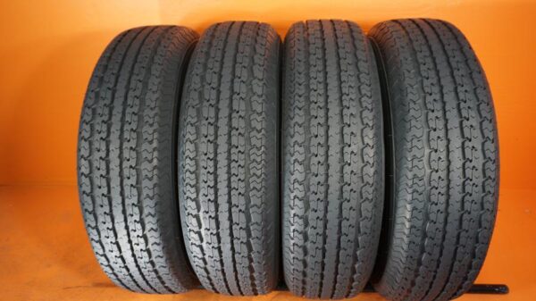 4 used tires ST 235/80/16 POWER KING