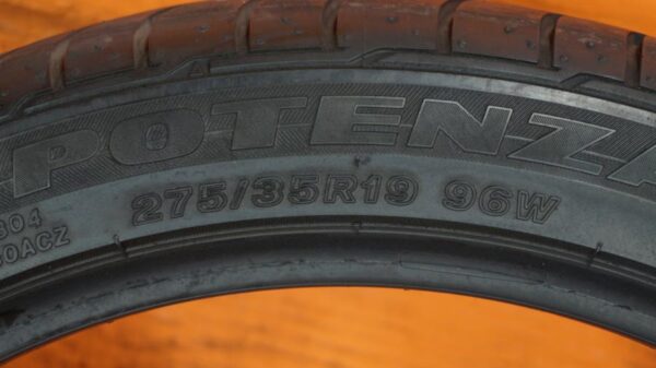 2 used tires 275/35/19 BRIDGESTONE - Image 7