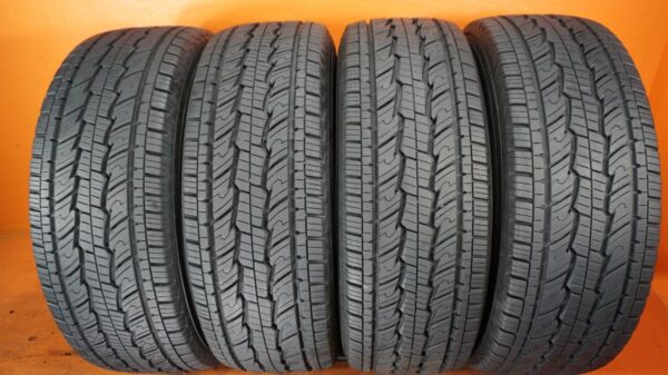 4 used tires LT 265/60/20 GENERAL