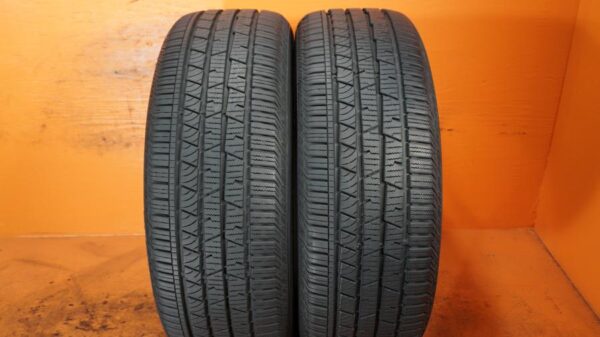 2 used tires 235/55/19 CONTINENTAL