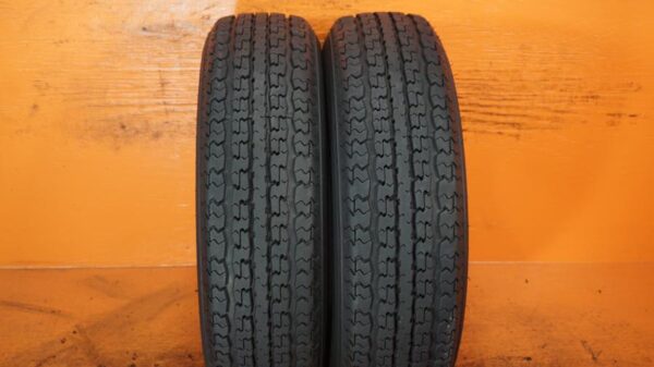 2 used tires ST 185/80/13 POWER KING