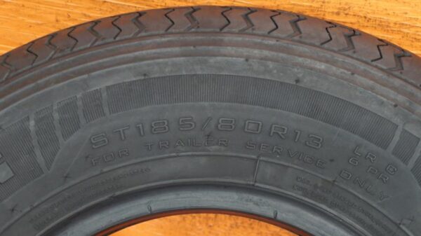 2 used tires ST 185/80/13 POWER KING - Image 6