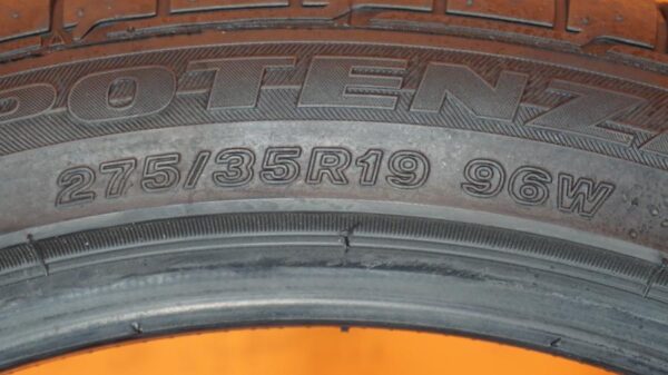 2 used tires 275/35/19 BRIDGESTONE - Image 7