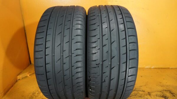 2 used tires 255/35/19 CONTINENTAL