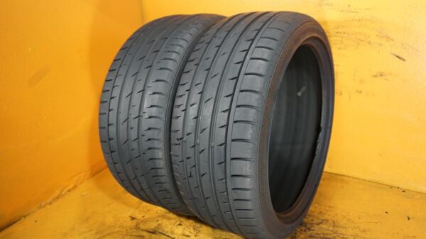 2 used tires 255/35/19 CONTINENTAL - Image 2