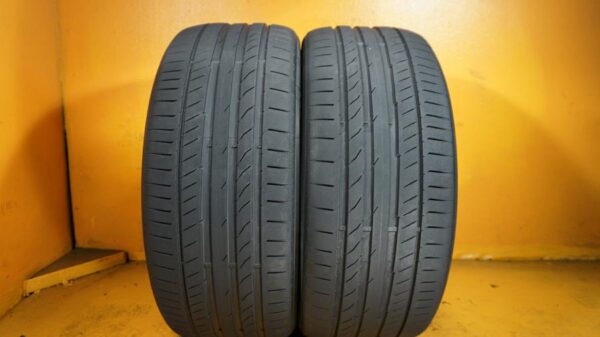 2 used tires 255/40/20 CONTINENTAL