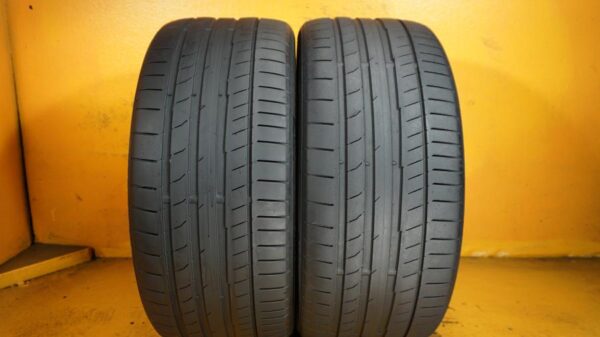 2 used tires 255/35/19 CONTINENTAL