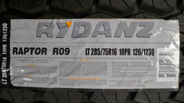 4 new tires LT 285/75/16 RYDANZ - Image 9