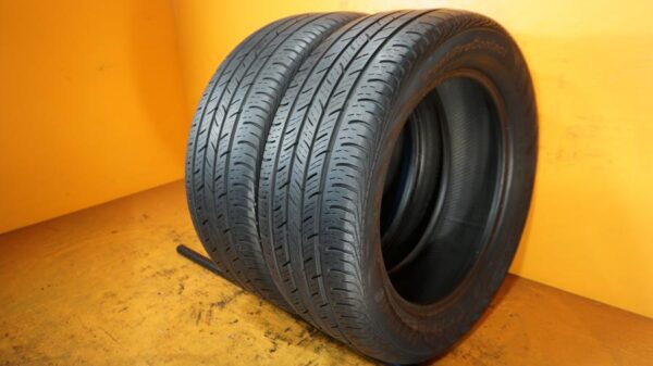 2 used tires 225/55/17 CONTINENTAL - Image 2