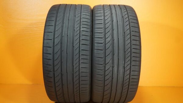 2 used tires 255/35/19 CONTINENTAL