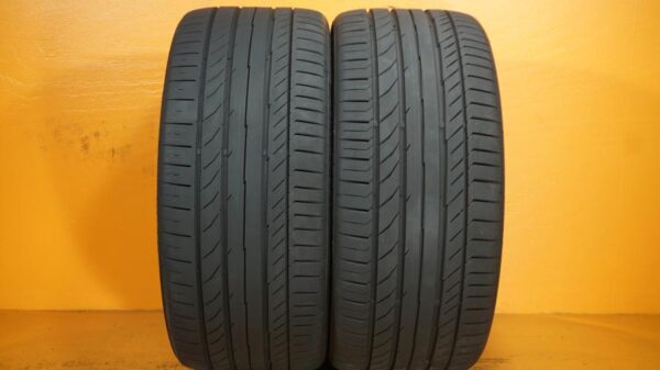 2 used tires 255/35/19 CONTINENTAL