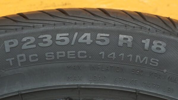 2 used tires 235/45/18 CONTINENTAL - Image 7