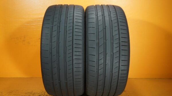 2 used tires 255/35/19 CONTINENTAL