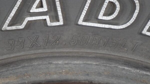 2 used tires LT 33/12.50/15 MAXXIS - Image 7