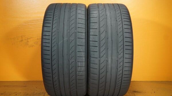 2 used tires 255/35/19 CONTINENTAL