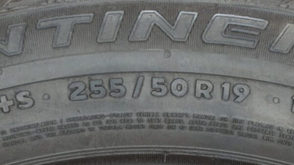 2 used tires 255/50/19 CONTINENTAL - Image 7