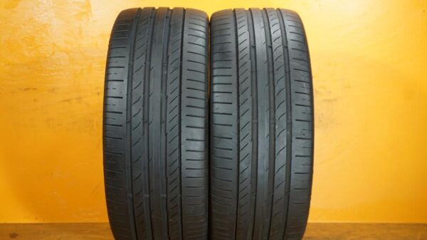 2 used tires 245/45/17 CONTINENTAL