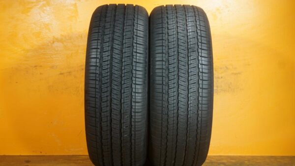 2 used tires 225/55/17 HANKOOK